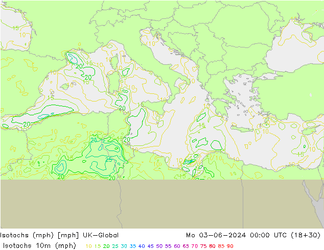 Isotachs (mph) UK-Global Mo 03.06.2024 00 UTC