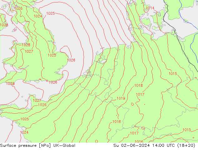 Bodendruck UK-Global So 02.06.2024 14 UTC