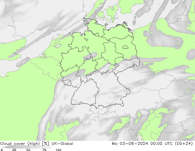 Nubes altas UK-Global lun 03.06.2024 00 UTC