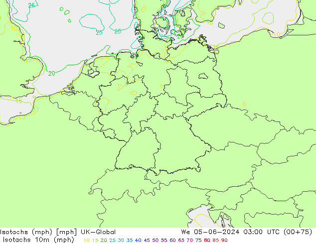 Isotachs (mph) UK-Global  05.06.2024 03 UTC