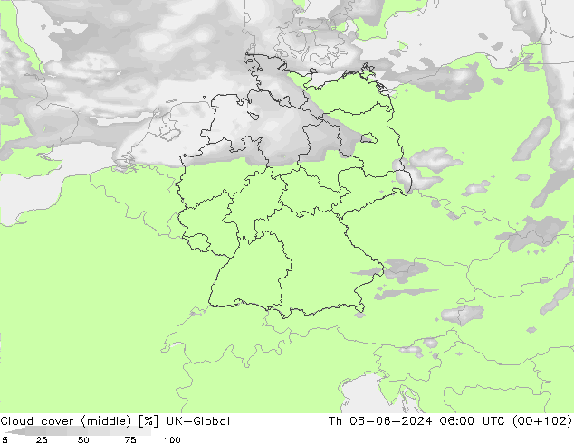 Bewolking (Middelb.) UK-Global do 06.06.2024 06 UTC