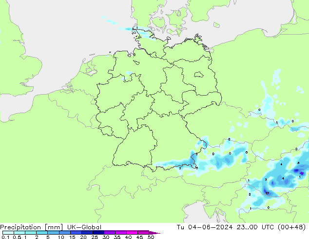 Yağış UK-Global Sa 04.06.2024 00 UTC