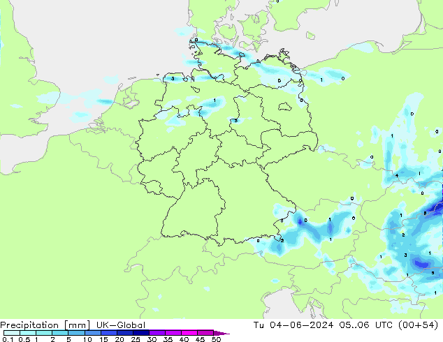 Neerslag UK-Global di 04.06.2024 06 UTC