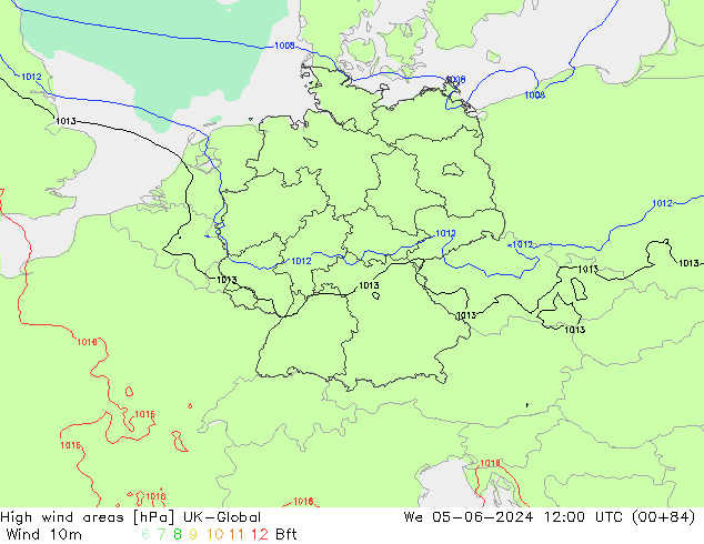 High wind areas UK-Global St 05.06.2024 12 UTC