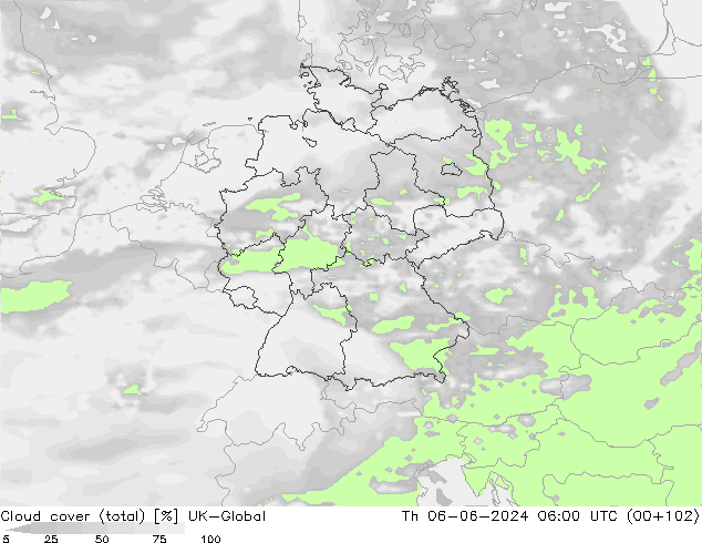 Bulutlar (toplam) UK-Global Per 06.06.2024 06 UTC