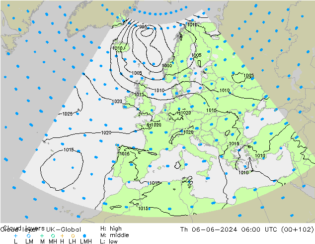 Cloud layer UK-Global Th 06.06.2024 06 UTC