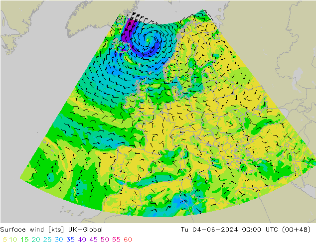 Bodenwind UK-Global Di 04.06.2024 00 UTC