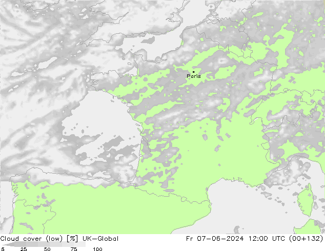zachmurzenie (niskie) UK-Global pt. 07.06.2024 12 UTC