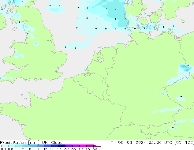 Yağış UK-Global Per 06.06.2024 06 UTC