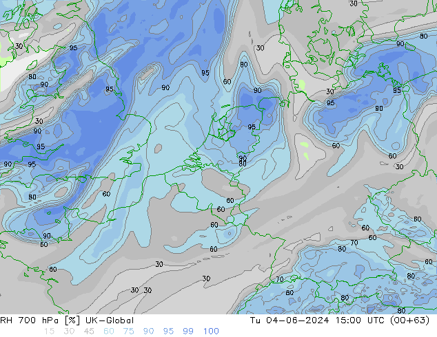 RH 700 hPa UK-Global mar 04.06.2024 15 UTC