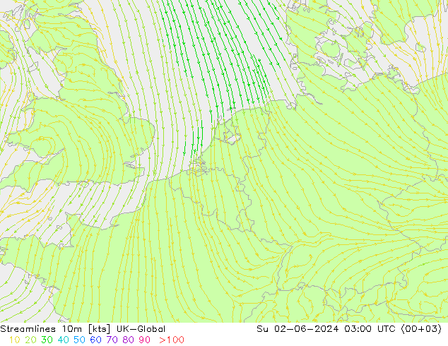 Rüzgar 10m UK-Global Paz 02.06.2024 03 UTC