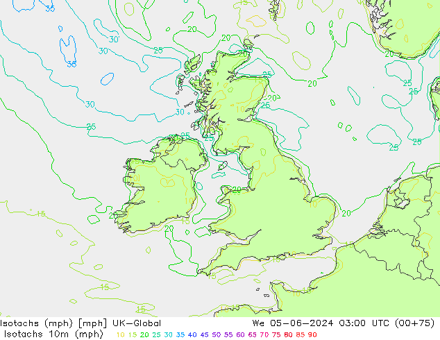 Isotachs (mph) UK-Global St 05.06.2024 03 UTC