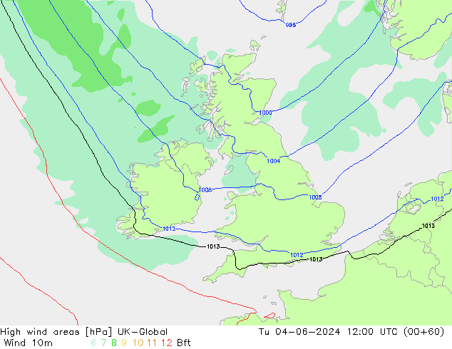 High wind areas UK-Global mar 04.06.2024 12 UTC