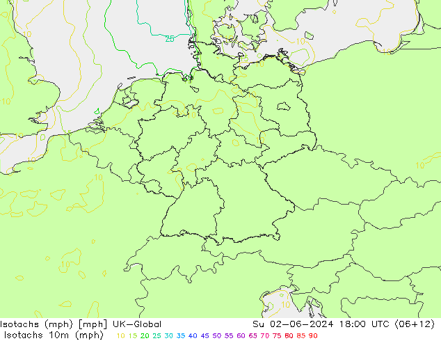 Isotachen (mph) UK-Global zo 02.06.2024 18 UTC
