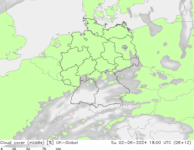 Wolken (mittel) UK-Global So 02.06.2024 18 UTC