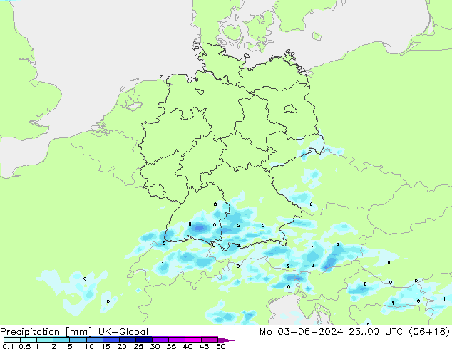 precipitação UK-Global Seg 03.06.2024 00 UTC