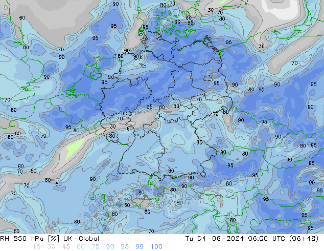 RV 850 hPa UK-Global di 04.06.2024 06 UTC