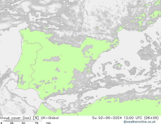 zachmurzenie (niskie) UK-Global nie. 02.06.2024 12 UTC