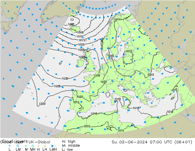 Wolkenschichten UK-Global So 02.06.2024 07 UTC