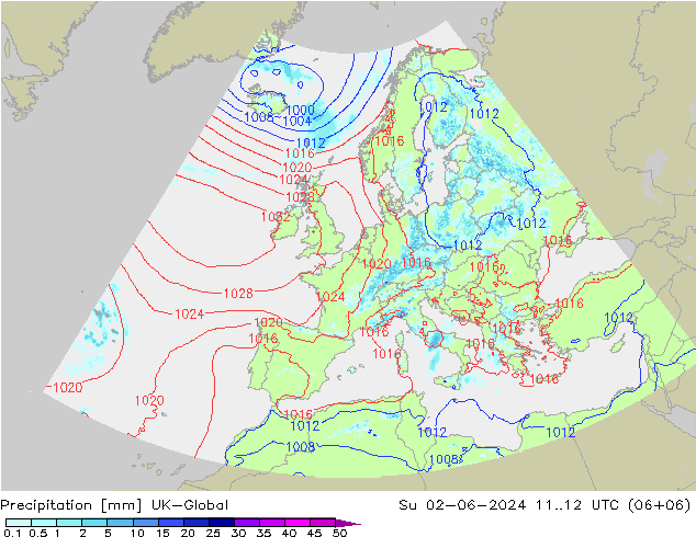 precipitação UK-Global Dom 02.06.2024 12 UTC