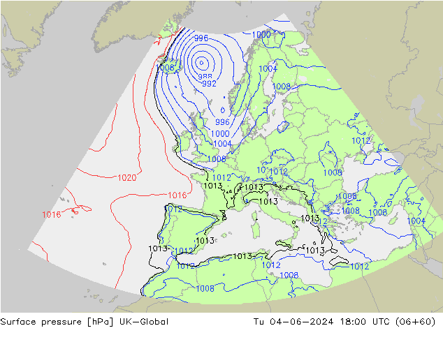 pressão do solo UK-Global Ter 04.06.2024 18 UTC
