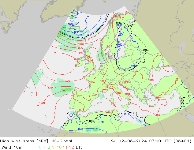 High wind areas UK-Global Dom 02.06.2024 07 UTC