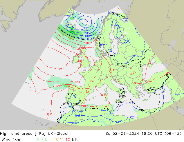 High wind areas UK-Global dom 02.06.2024 18 UTC