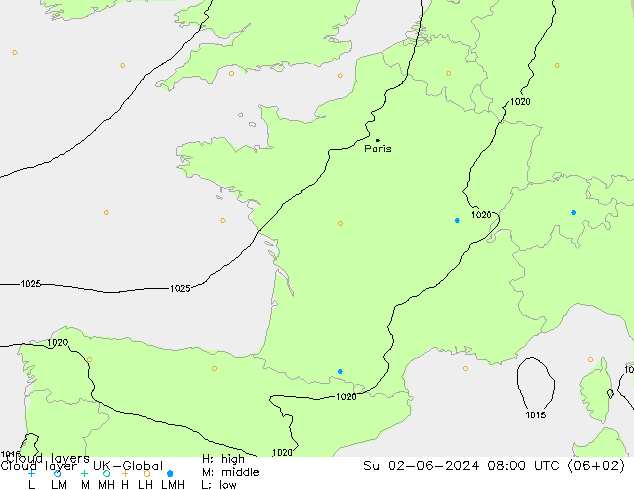 Cloud layer UK-Global Вс 02.06.2024 08 UTC