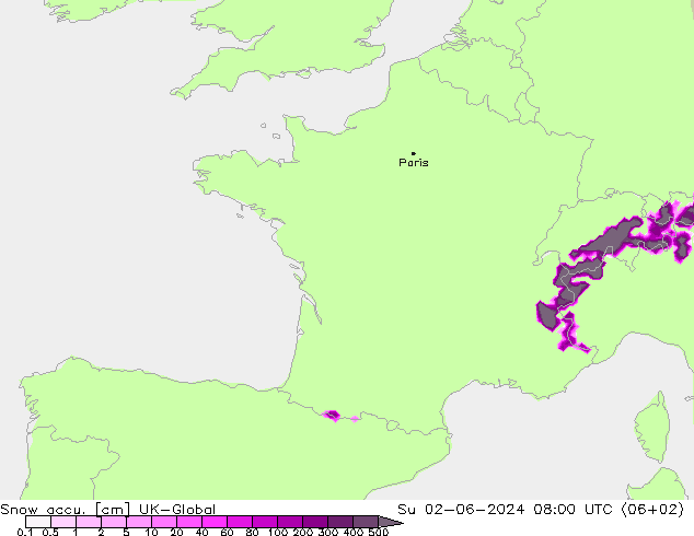 Snow accu. UK-Global Su 02.06.2024 08 UTC