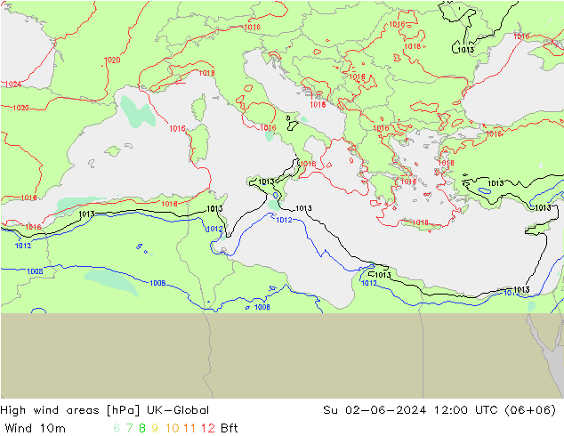 High wind areas UK-Global Вс 02.06.2024 12 UTC