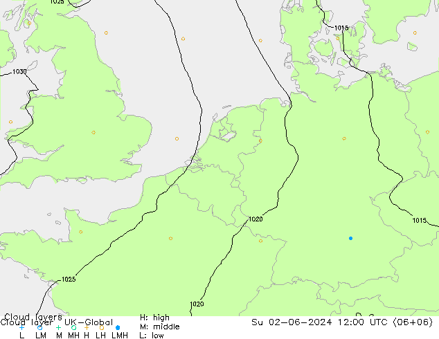 Wolkenschichten UK-Global So 02.06.2024 12 UTC