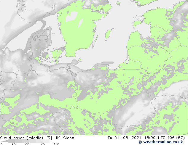 Cloud cover (middle) UK-Global Tu 04.06.2024 15 UTC