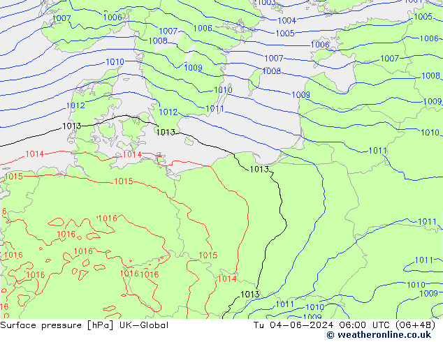 pressão do solo UK-Global Ter 04.06.2024 06 UTC