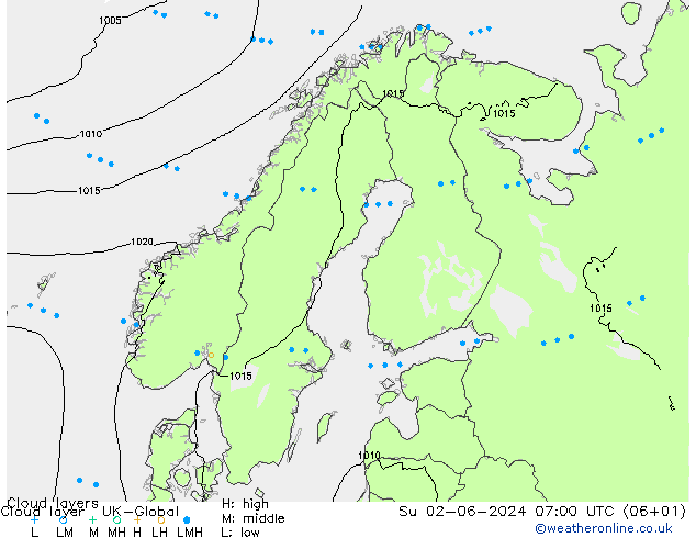 Cloud layer UK-Global dom 02.06.2024 07 UTC