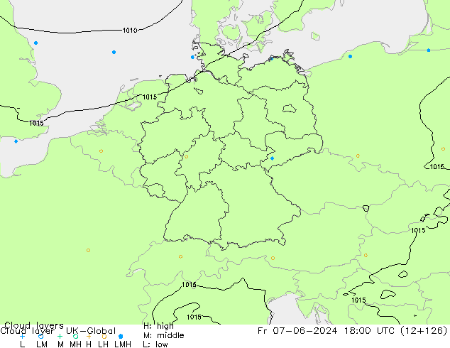 Cloud layer UK-Global Pá 07.06.2024 18 UTC