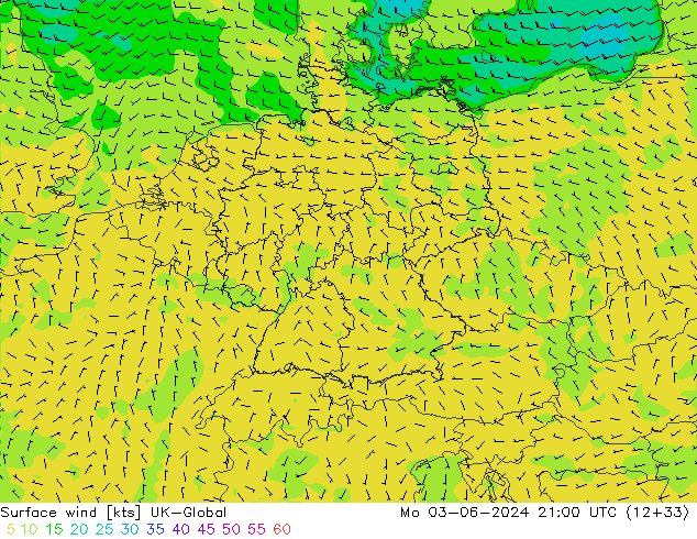 Surface wind UK-Global Po 03.06.2024 21 UTC
