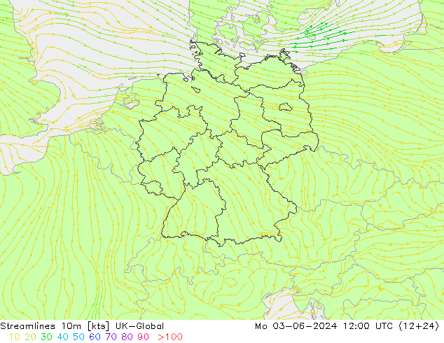 Streamlines 10m UK-Global Mo 03.06.2024 12 UTC