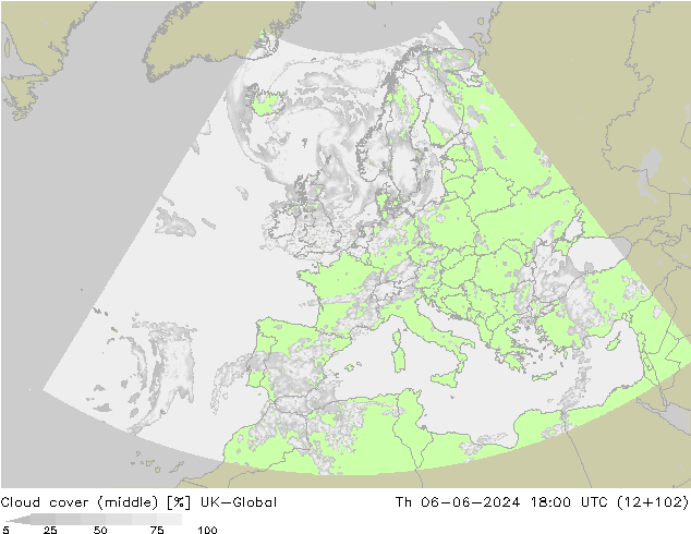Cloud cover (middle) UK-Global Th 06.06.2024 18 UTC