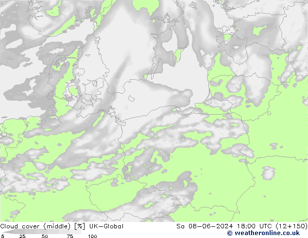 Nubes medias UK-Global sáb 08.06.2024 18 UTC