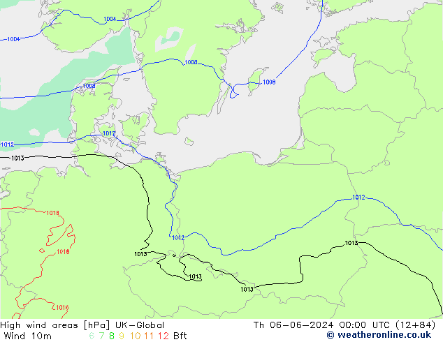 yüksek rüzgarlı alanlar UK-Global Per 06.06.2024 00 UTC