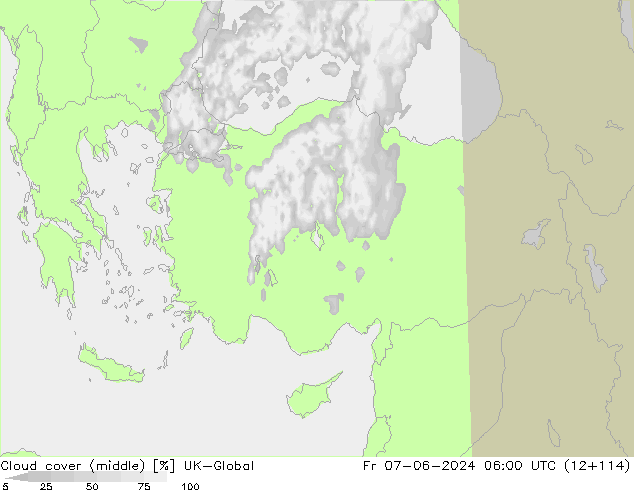 oblačnosti uprostřed UK-Global Pá 07.06.2024 06 UTC