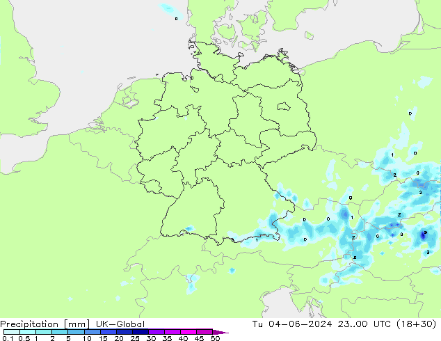 precipitação UK-Global Ter 04.06.2024 00 UTC