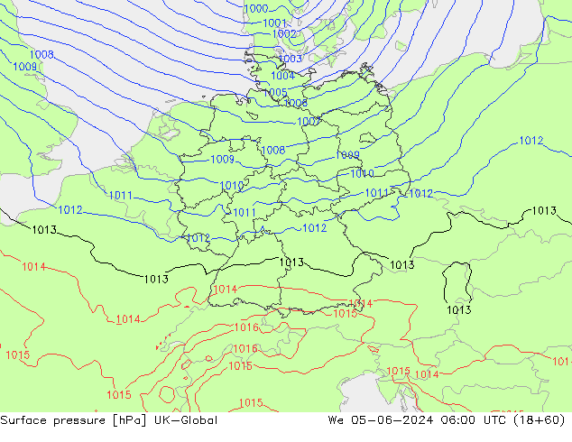 ciśnienie UK-Global śro. 05.06.2024 06 UTC