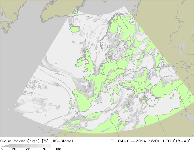 Bulutlar (yüksek) UK-Global Sa 04.06.2024 18 UTC