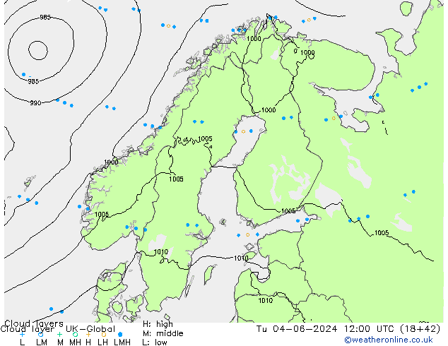 Cloud layer UK-Global mar 04.06.2024 12 UTC