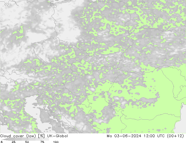 nízká oblaka UK-Global Po 03.06.2024 12 UTC