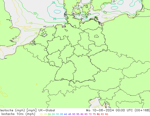 Isotachen (mph) UK-Global ma 10.06.2024 00 UTC