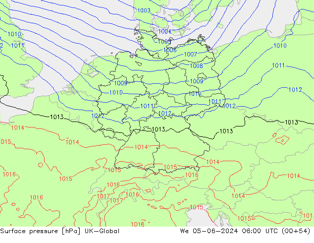 Bodendruck UK-Global Mi 05.06.2024 06 UTC