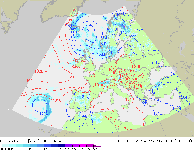 Niederschlag UK-Global Do 06.06.2024 18 UTC