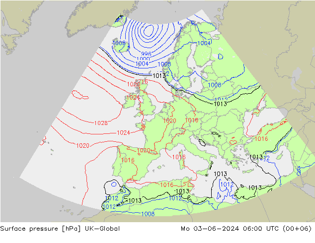 Yer basıncı UK-Global Pzt 03.06.2024 06 UTC